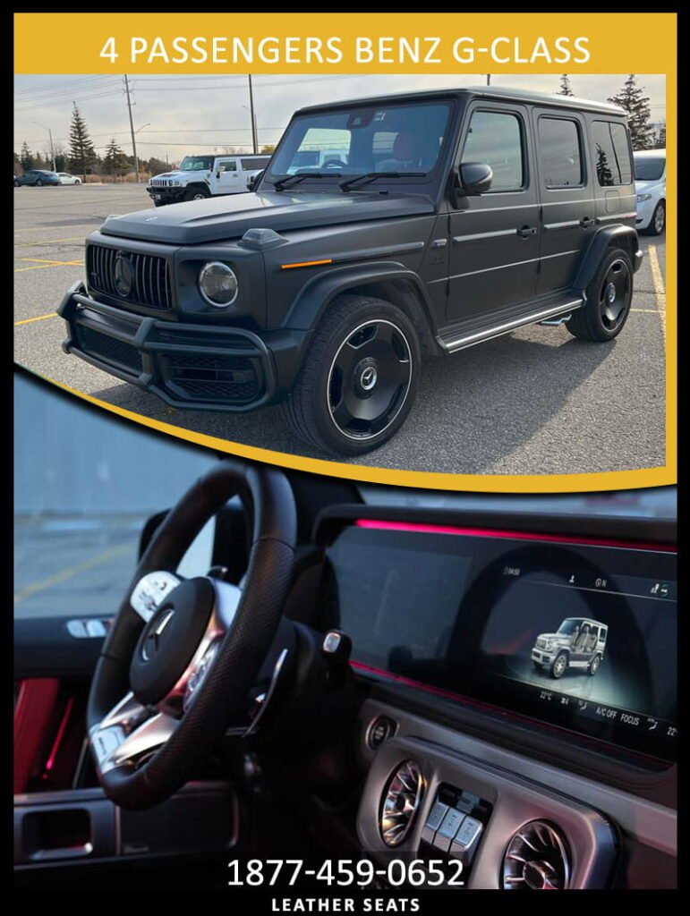 4 PASSENGERS BENZ G CLASS