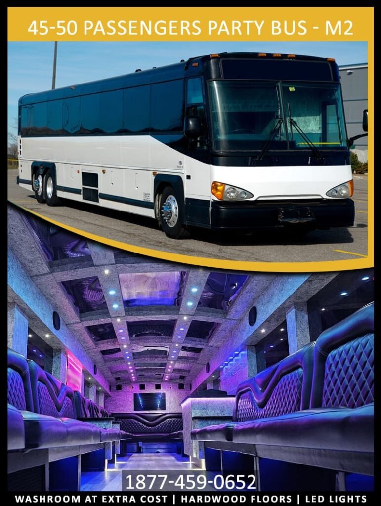 45 50 PASSENGERS PARTY BUS M2