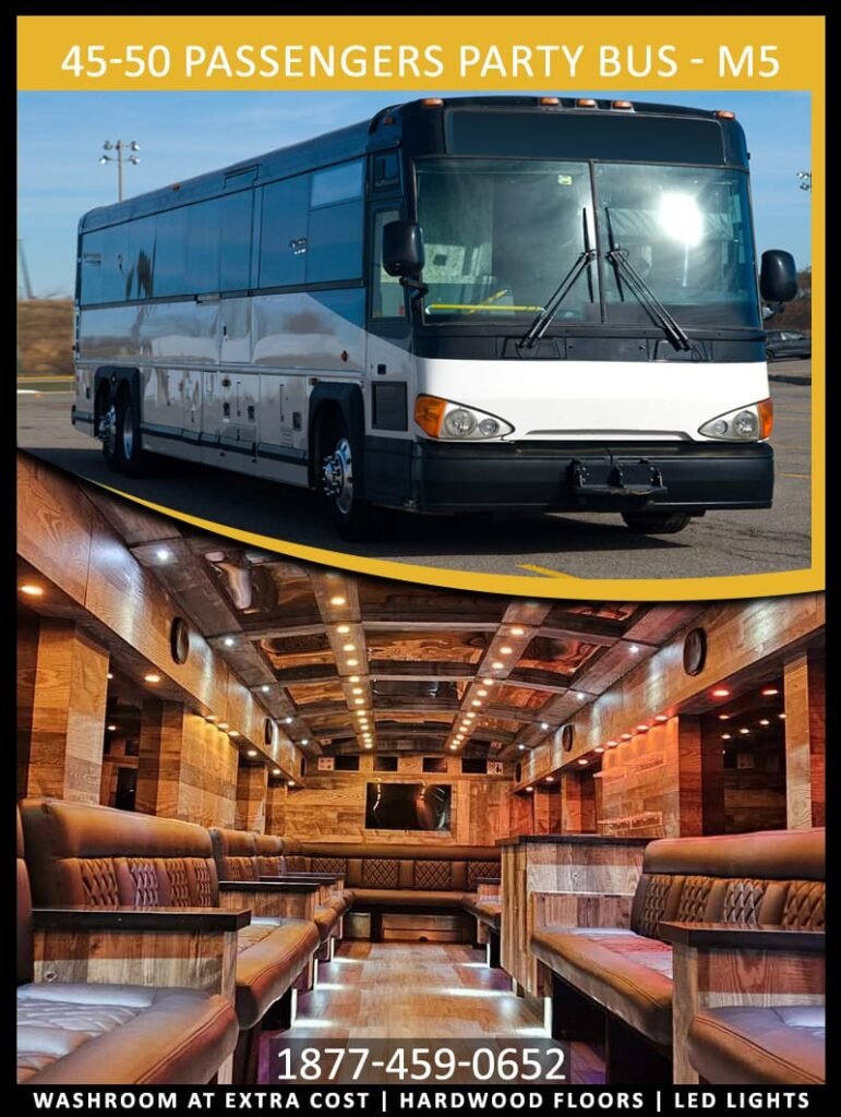 45 50 PASSENGERS PARTY BUS M5