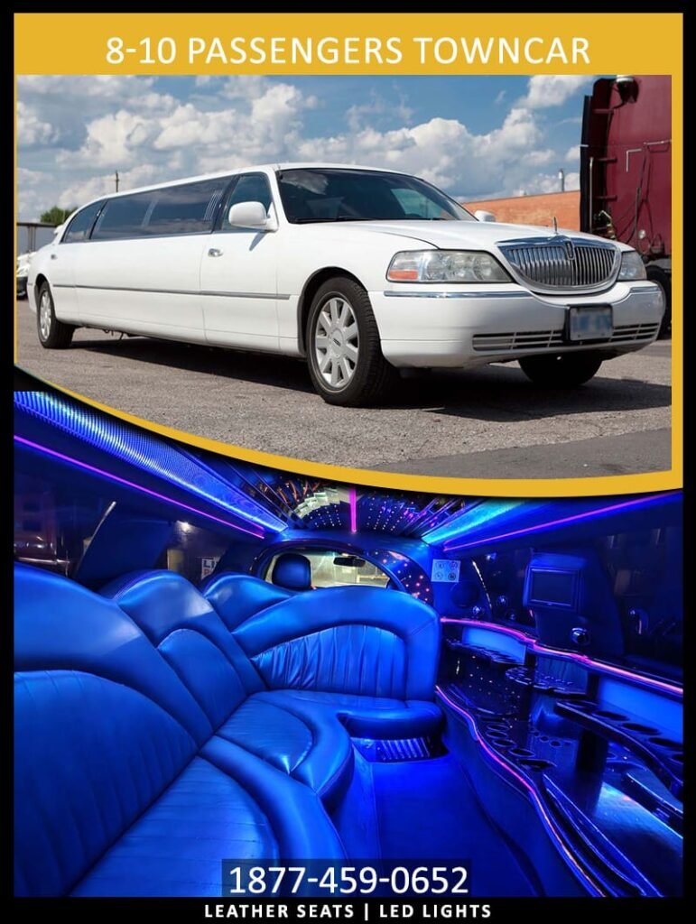 8 10 PASSENGERS TOWNCAR